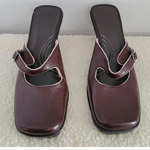 KENNETH COLE REACTION Kitten Heel Slide Ons Size 7 - Picture 5 of 12